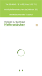 Mobile Screenshot of pfefferstuebchen.de